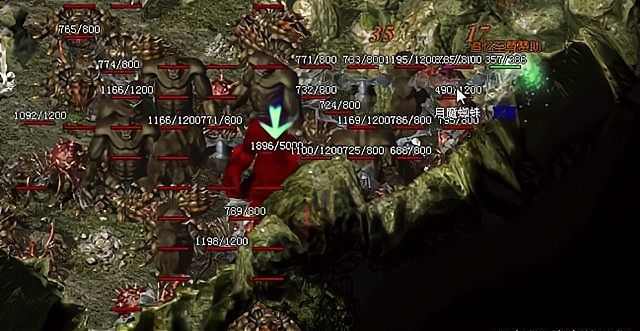 最新热血刚开一秒传奇之传奇私服隐藏怪物按什么键